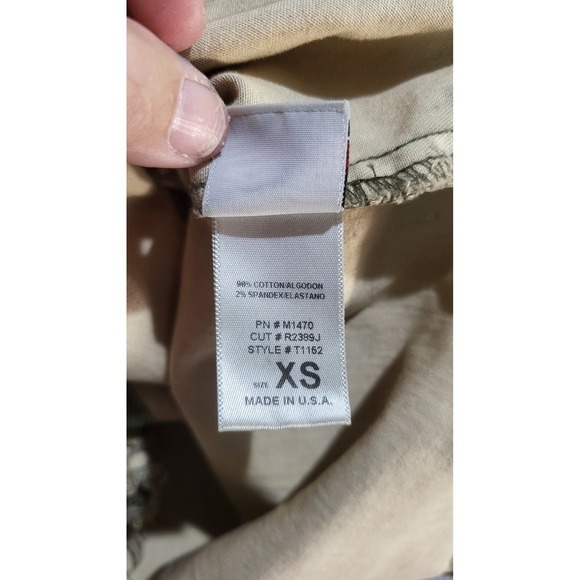 Fashion Nova Camo Jacket Distressed Ripped Military Button Down Green Size XSS - Picture 11 of 14